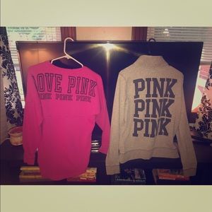 Victoria’s Secret PINK Crew Sweatshirt lot